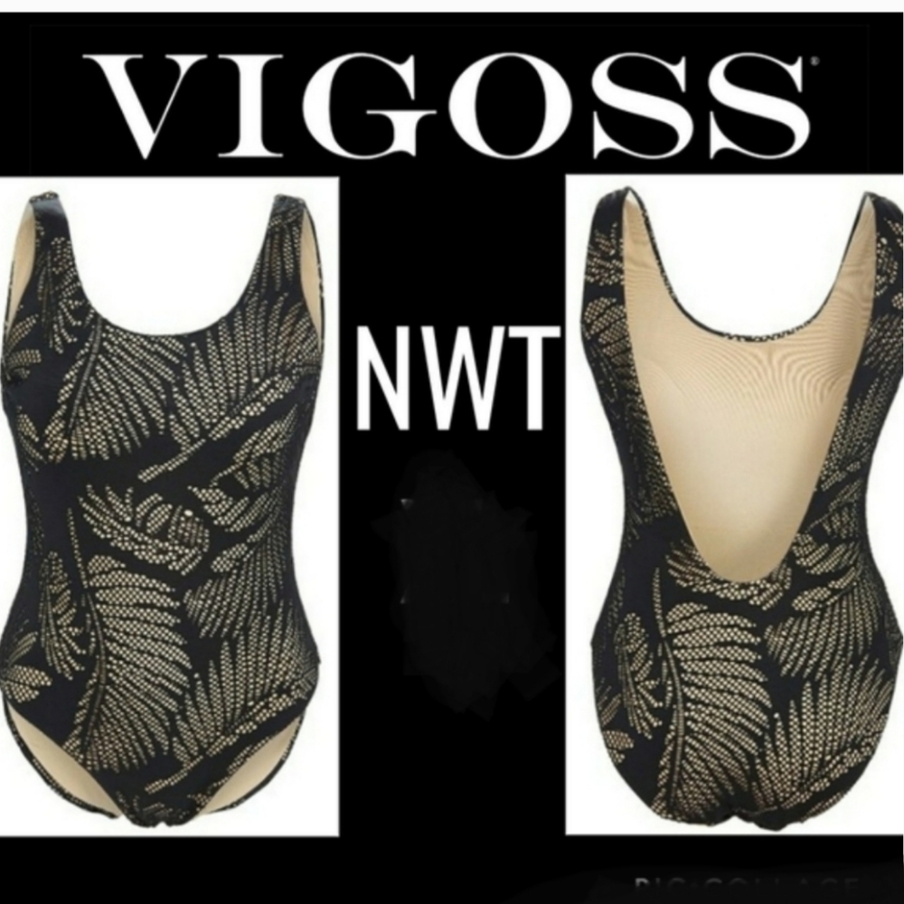 NWT Women's Size Medium Vigoss 1 piece Swimsuit - Picture 2 of 8